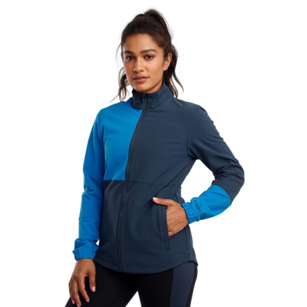 Saucony Blue and Navy Lightweight Windbreaker Jacket